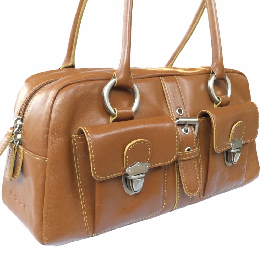 HYPE Genuine Leather Brown Shoulder Bag Purse